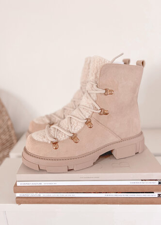 TEDDY BOOTS2 BEIGE