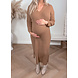 PREG PROOF KNITTED POLO DRESS CAMEL PREG PROOF KNITTED POLO DRESS CAMEL