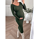 MAXI STRETCH DRESS KHAKI PREGNANCY PROOF MAXI STRETCH DRESS KHAKI PREGNANCY PROOF