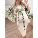 WRAP PRINT BLOUSE GREEN PREGNANCY PROOF WRAP PRINT BLOUSE GREEN PREGNANCY PROOF