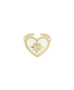 vintage love ring ♡ gold