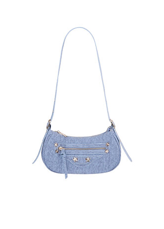 DENIM CITY BAG LIGHT BLUE