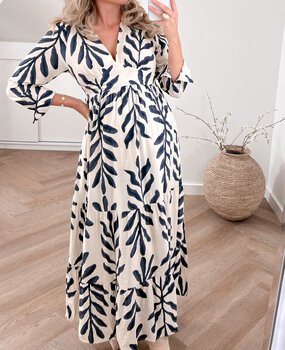 fenna maxi print dress ♡ beige fenna maxi print dress ♡ beige