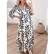FENNA MAXI PRINT DRESS BEIGE FENNA MAXI PRINT DRESS BEIGE