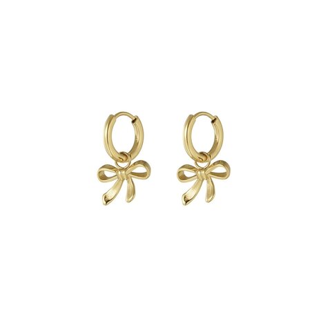 LITTLE BOW EARRINGS GOLD