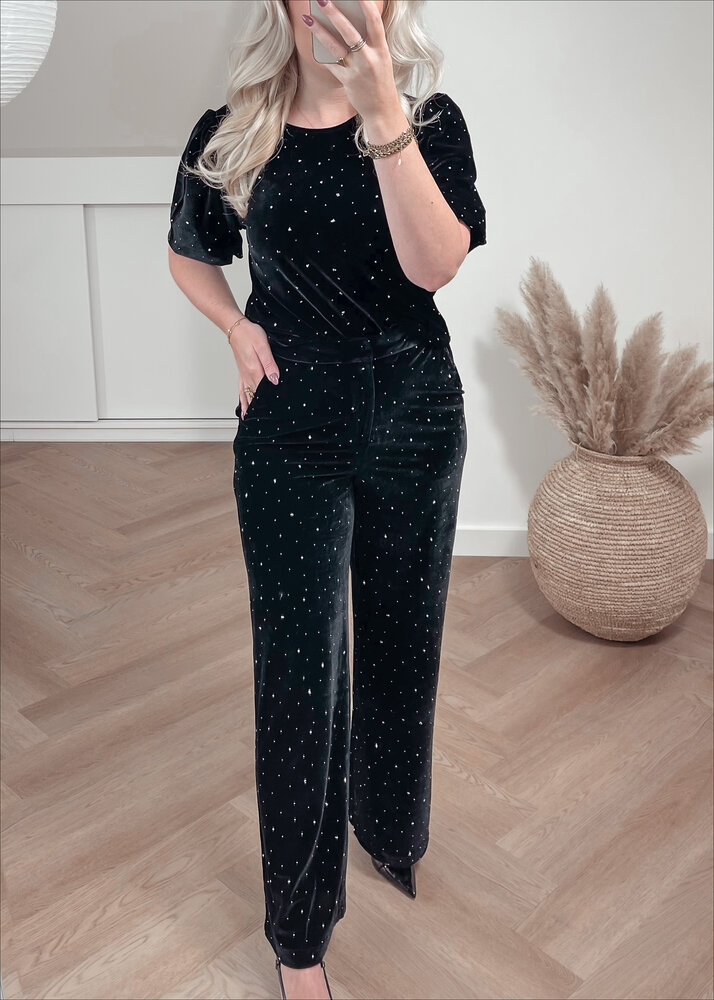 VELVET DIAMONDS TROUSER VELVET DIAMONDS TROUSER