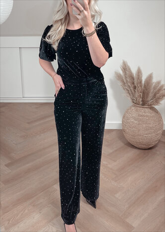 VELVET DIAMONDS TROUSER VELVET DIAMONDS TROUSER
