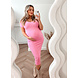 EMMA V NECK DRESS PINK EMMA V NECK DRESS PINK