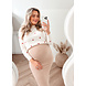 RED HEART KNIT BEIGE RED HEART KNIT BEIGE