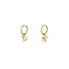 little cherry earrings gold
