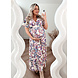 ELENA PRINT MAXI DRESS BEIGE ELENA PRINT MAXI DRESS BEIGE