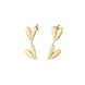 DOUBLE HEART EARRINGS GOLD DOUBLE HEART EARRINGS GOLD