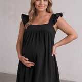 amy mousseline dress ♡ black