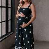 boho maxi dress ♡ black