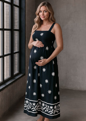 BOHO2 MAXI DRESS BLACK