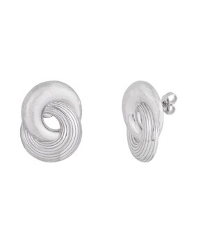 infinity twist earrings ♡ silver