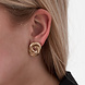 INFINITY TWIST EARRINGS GOLD