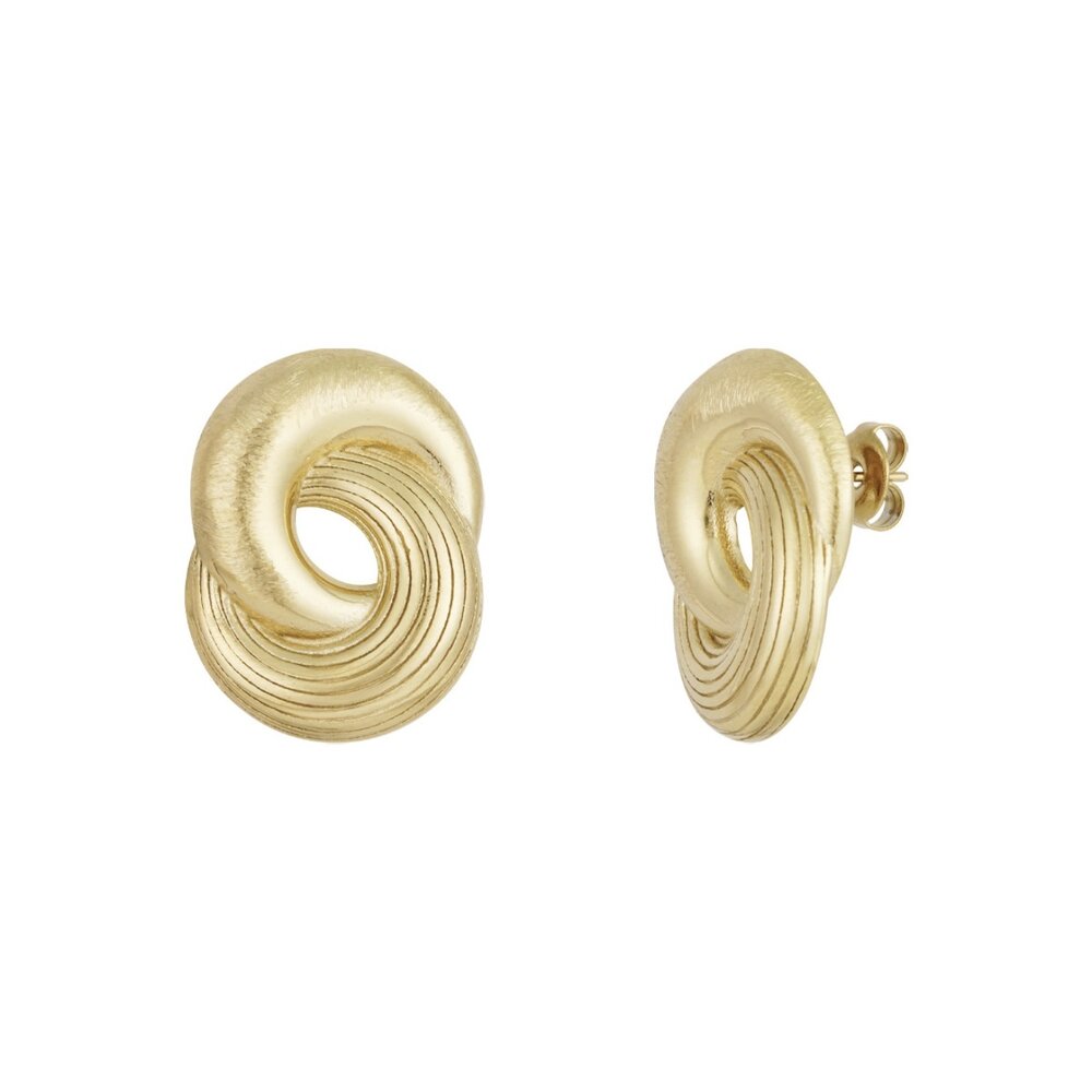 INFINITY TWIST EARRINGS GOLD