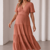 charlene maxi dress ♡ old pink