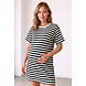 BASIC TSHIRT DRESS BLUE WHITE BASIC TSHIRT DRESS BLUE WHITE
