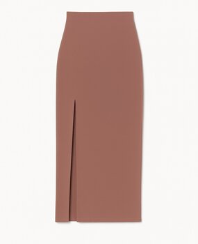 maxi split skirt ♡ old pink