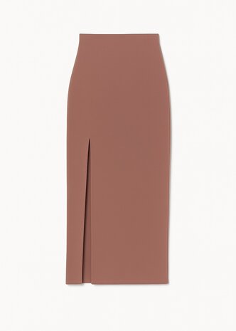 MAXI SPLIT SKIRT OLD PINK