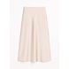 SATIN MAXI SKIRT BEIGE SATIN MAXI SKIRT BEIGE