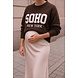SATIN MAXI SKIRT BEIGE SATIN MAXI SKIRT BEIGE