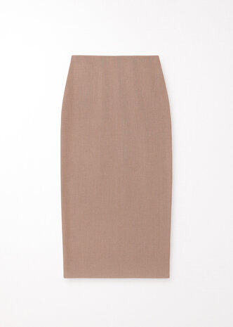 ELINE STRETCH SKIRT TAUPE