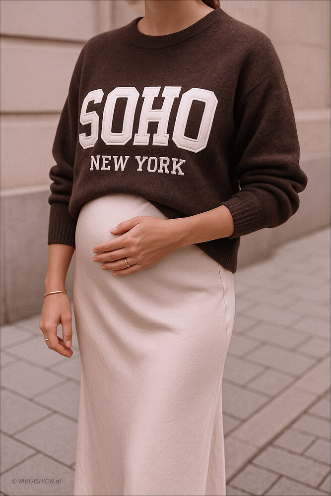 SOHO SWEATER BROWN BEIGE SOHO SWEATER BROWN BEIGE