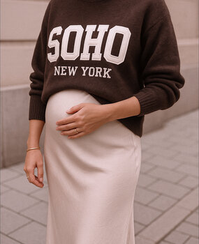 soho sweater ♡ brown & beige
