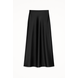 SATIN MIDI SKIRT BLACK SATIN MIDI SKIRT BLACK