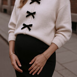 tiny bow knit ♡ white