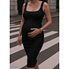 BASIC RIBBED STRETCH DRESS BEIGE BASIC RIBBED STRETCH DRESS BEIGE