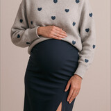 lovie knit ♡ grey & blue