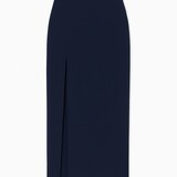 maxi split skirt ♡ dark blue