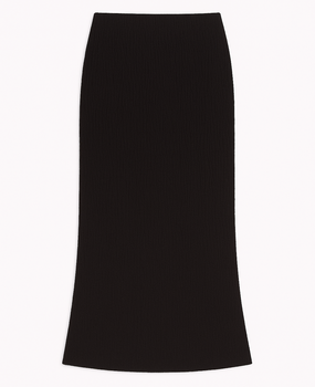 wrinkle maxi skirt ♡ black