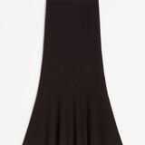 knitted maxi skirt ♡ brown