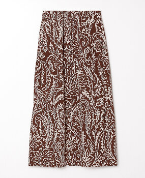 paisley maxi skirt ♡ brown