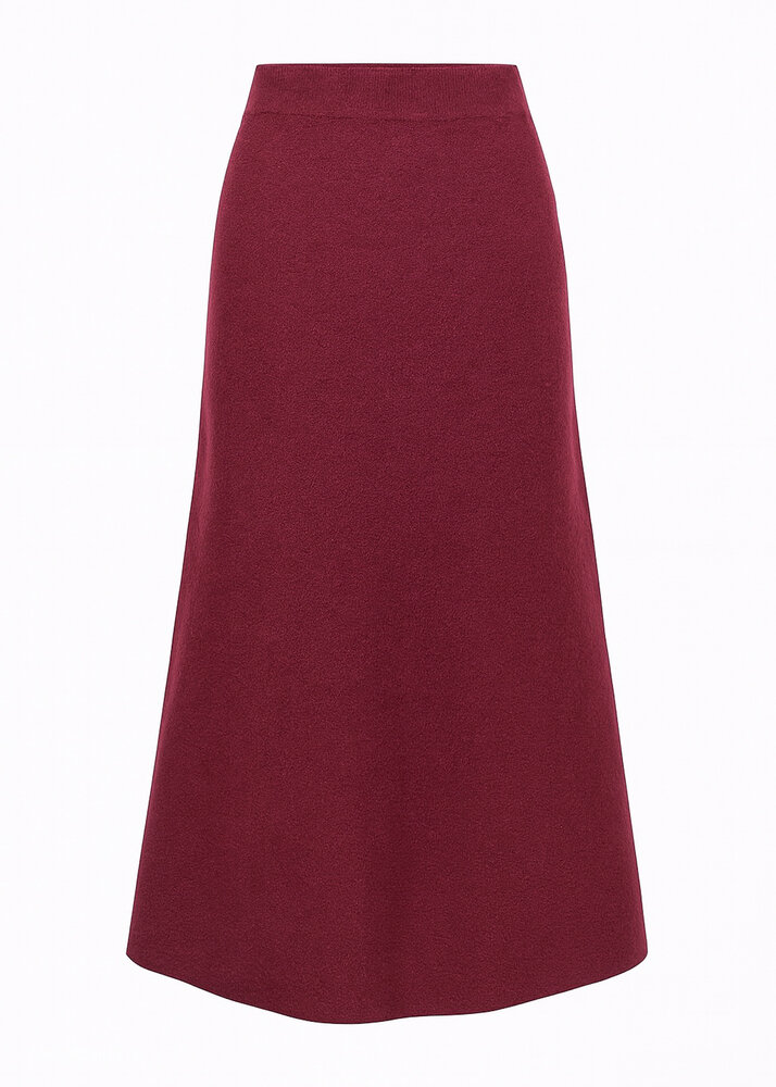 NOA KNITTED MAXI SKIRT BORDEAUX NOA KNITTED MAXI SKIRT BORDEAUX