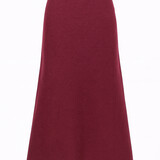 noa knitted maxi skirt ♡ bordeaux