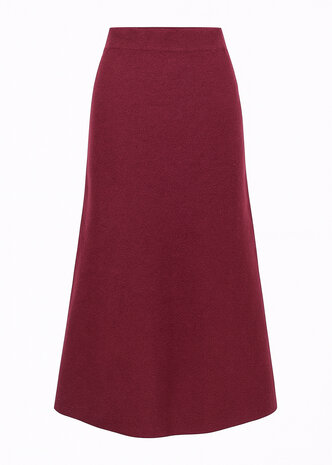 NOA KNITTED MAXI SKIRT BORDEAUX NOA KNITTED MAXI SKIRT BORDEAUX