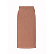 CRINKLE PLISSE SKIRT TAUPE CRINKLE PLISSE SKIRT TAUPE