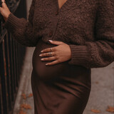 boucle cardigan ♡ brown