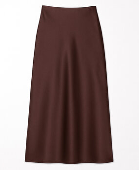 satin maxi skirt ♡ brown satin maxi skirt ♡ brown