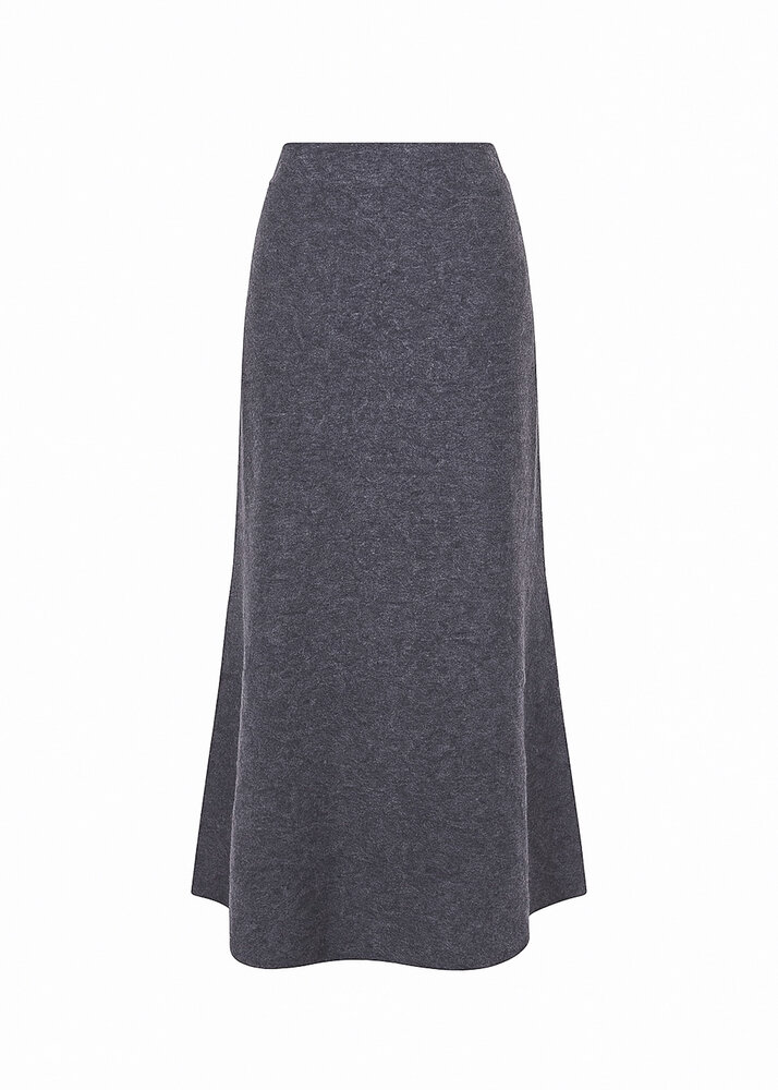 NOA KNITTED MAXI SKIRT GREY