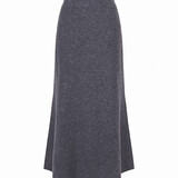 noa knitted maxi skirt ♡ grey