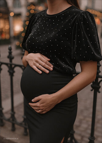 VELVET DIAMONDS TOP BLACK VELVET DIAMONDS TOP BLACK