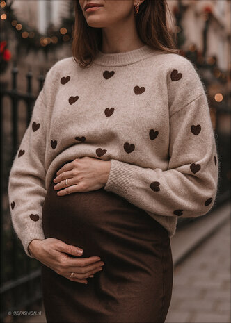 LOVIE2 KNIT TAUPE BROWN LOVIE2 KNIT TAUPE BROWN