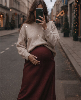 golden heart knit ♡ beige golden heart knit ♡ beige